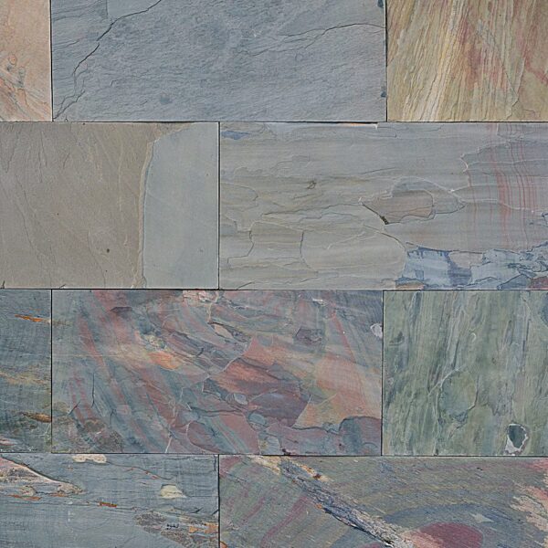 Łupek Płytki Kamienne 30x60 Na Ścianę Multi Pink