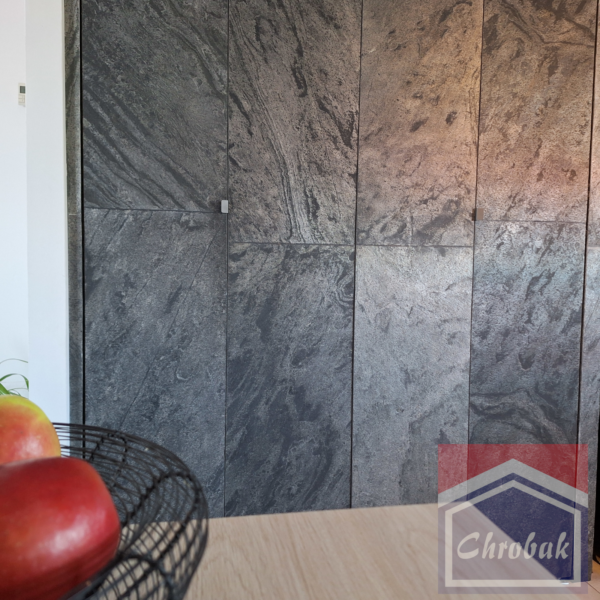 Elastyczny kamień na meble Silver Grey 122x61 cm