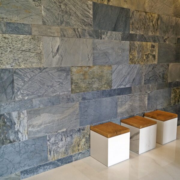 Kamień Na Ścianę Płytki 40x80 Polerowane Silver Shine