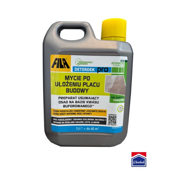 FILA DETERDEK PRO - Detergent z zawartością kwasu fosforowego