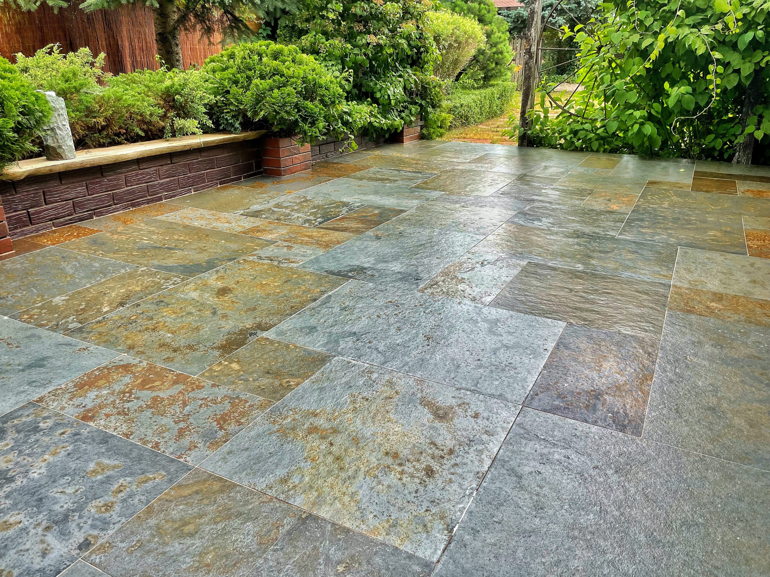 Układanka Rzymska Multicolor Na Taras Kamień Naturany