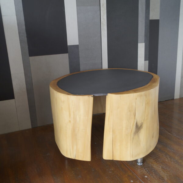 Stolik kawowy drewniany z Topoli Chrobak DESIGN