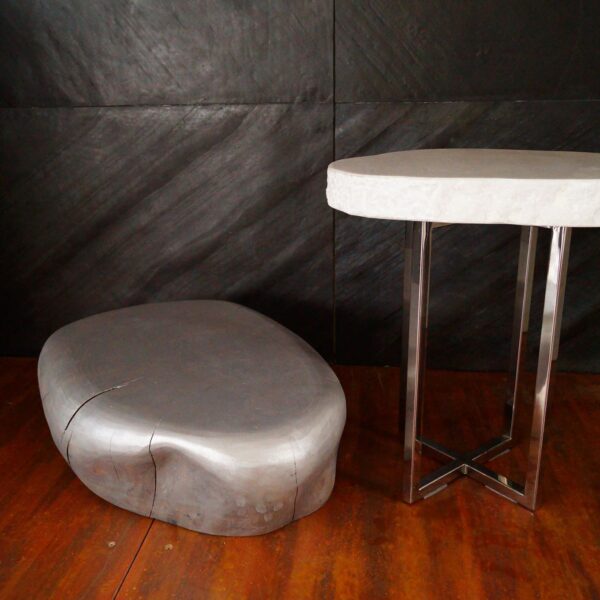 stolik marmurowy pomocniczy chrobak DESIGN