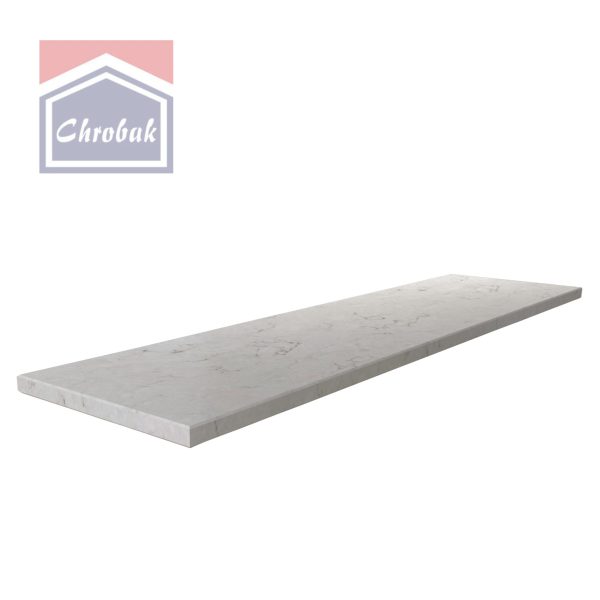 Parapet Konglomerat Kwarcowy Matowy Snowy Ibiza 2 cm