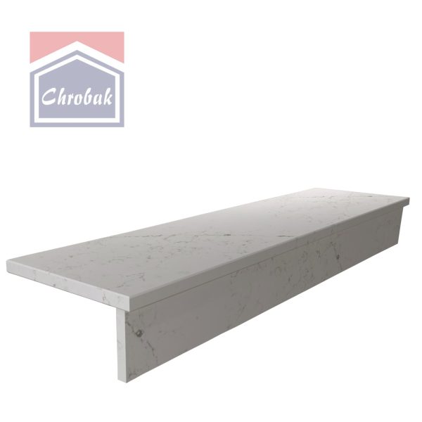 Stopień Konglomerat Kwarcowy Polerowany Siberian Frost 2 cm