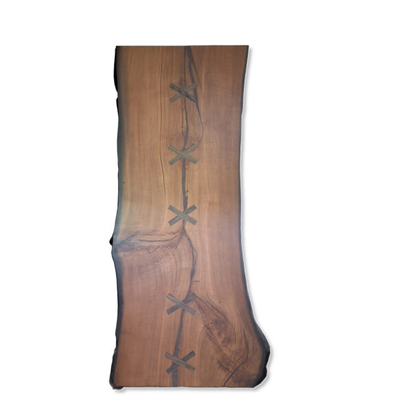 Blat Drewniany Dąb Bagienny Monolit Naturalne Krawędzie