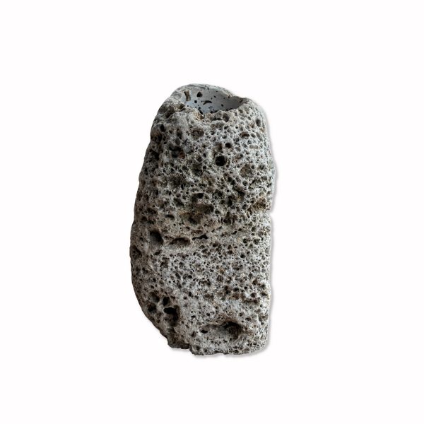 Kamienny Wazon Dekoracyjny Z Naturalnego Porowatego Kamienia