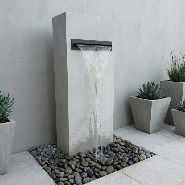 Fontanna Spiek Kwarcowy Calce Grigio 160x60x30cm