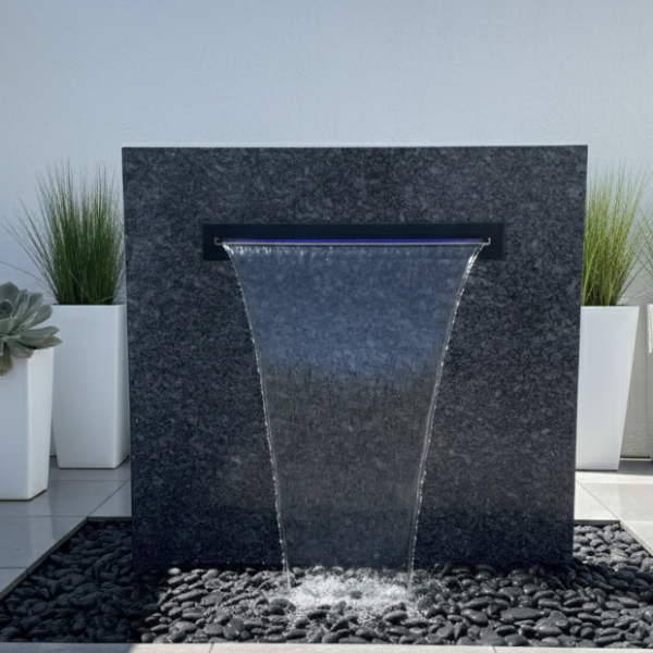 Fontanna Granitowa Steel Grey Polerowana 140x150x30cm